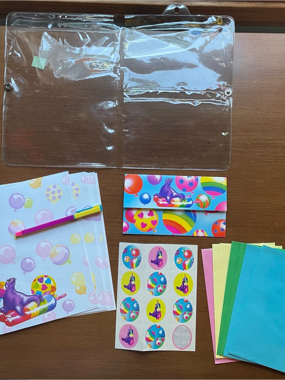 Vintage 1990 Lisa Frank Stationery Lot